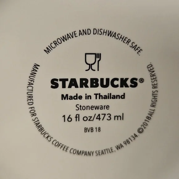 Starbucks Bangkok Mug with Red and Gold Tuk-Tuk Design - Picture 4 of 5